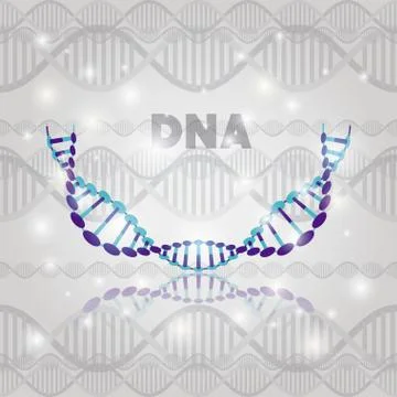 Dna molecule half circle structure pattern イラスト素材