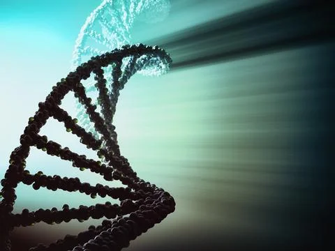DNA Molecule Helix Genetic Code 스톡 일러스트