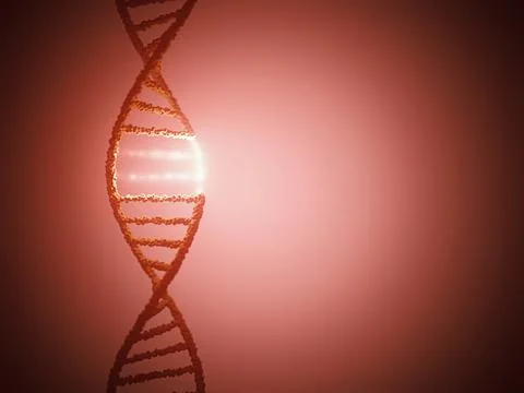DNA Molecule Helix Genetic Code Stock Illustration