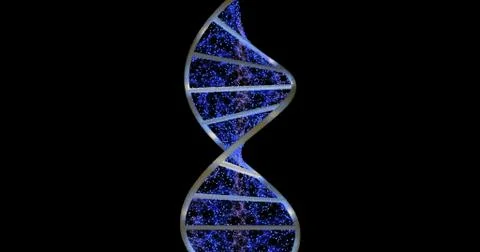 DNA molecule helix 스톡 일러스트