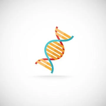 DNA molecule icon 스톡 일러스트