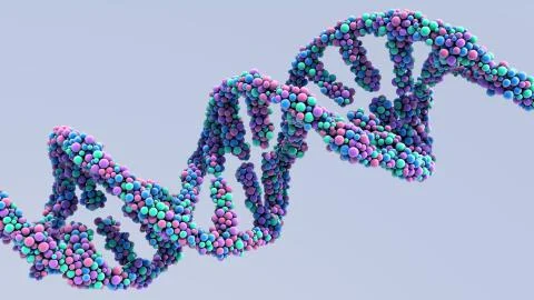 DNA Molecule Stock Illustration
