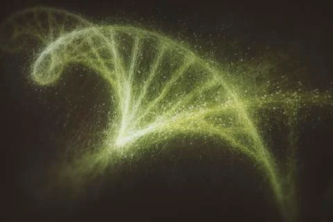 DNA molecule, illustration Stock Illustration