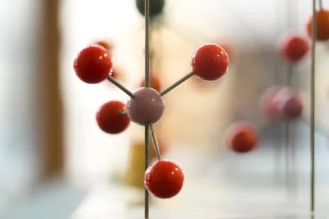 DNA molecule laboratory lab test Stock Photos