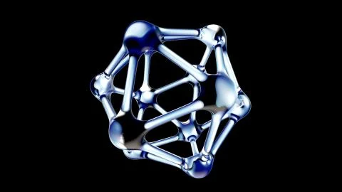 DNA molecule made of water 3d illustration Illustrazione stock