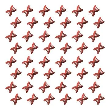 Dna molecule scientific medical pattern Illustrazione stock