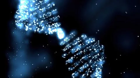 Dna Molecule Structure 3D illustration Stock Photos