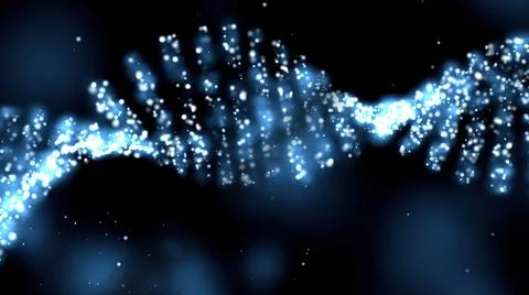 Dna Molecule Structure 3D illustration 스톡 사진