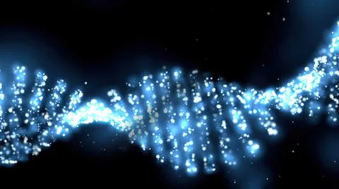 Dna Molecule Structure 3D illustration 스톡 사진
