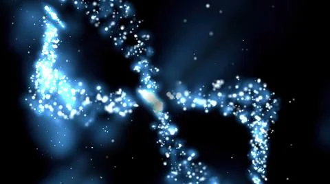 Dna Molecule Structure 3D illustration Stock Photos