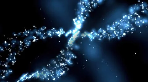 Dna Molecule Structure 3D illustration Stock Photos