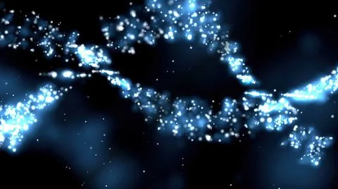Dna Molecule Structure 3D illustration 스톡 사진