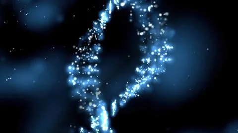 Dna Molecule Structure 3D illustration 스톡 사진