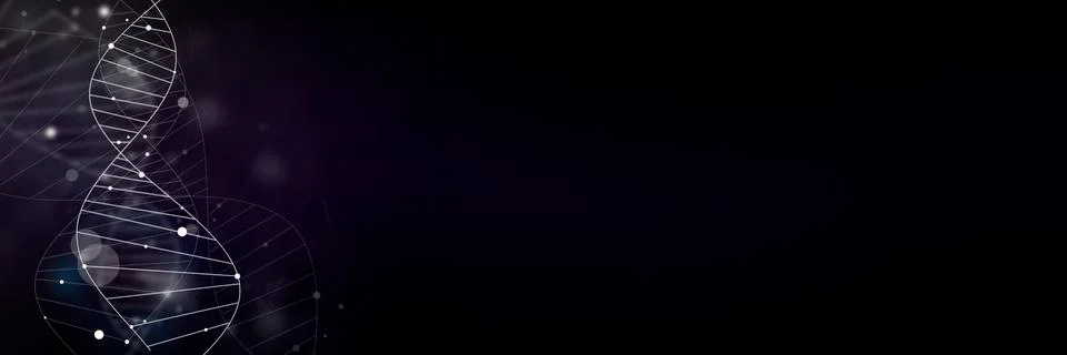 DNA molecule structure background. Stock Illustration