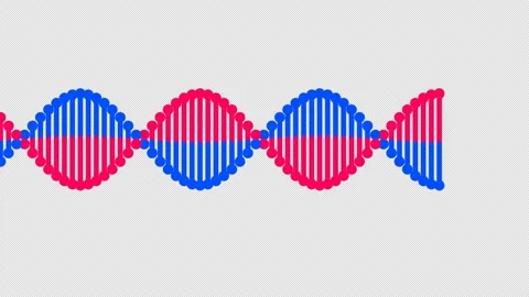 DNA molecule structure helix human Science genetic Biotechnology. DNA strin.. Stock Footage 237860033