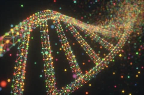 DNA Molecule Structure Illustrazione stock
