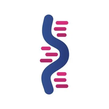 Dna molecule structure isolated icon イラスト素材