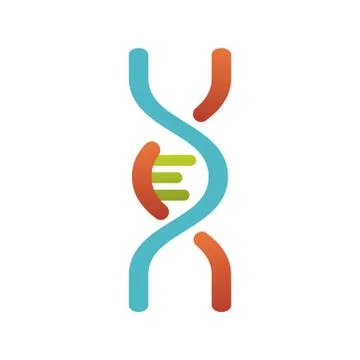 Dna molecule structure isolated icon イラスト素材