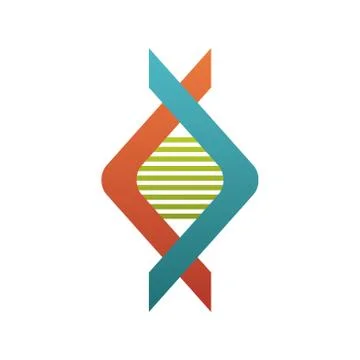 Dna molecule structure isolated icon 스톡 일러스트