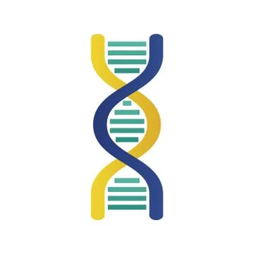 Dna molecule structure isolated icon イラスト素材