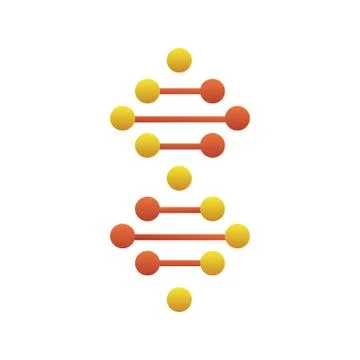 Dna molecule structure isolated icon イラスト素材