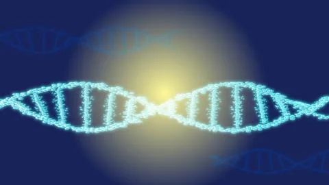 DNA molecule structure science concept background イラスト素材