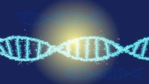 DNA molecule structure science concept background Stock Illustration