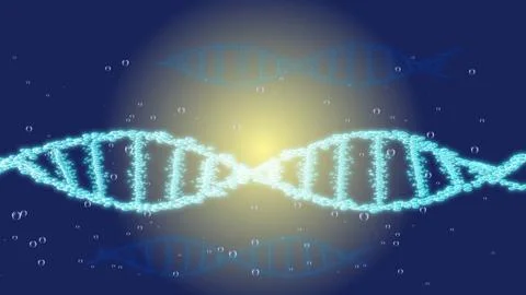 DNA molecule structure science concept background Stock Illustration