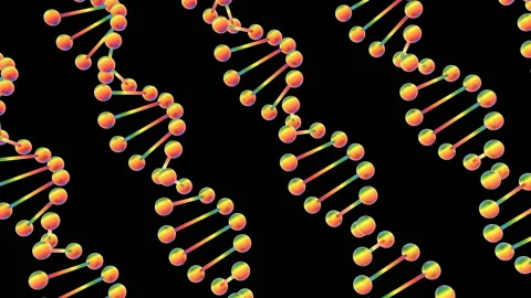 DNA molecule structure. Source science and medicine animation. Stock Footage 115320657