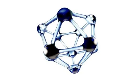DNA molecule in water over white background. Illustrazione stock