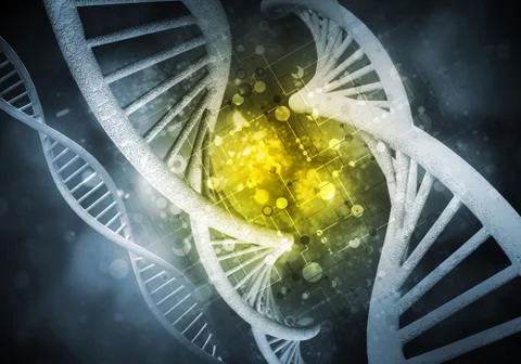 DNA molecules background 스톡 일러스트