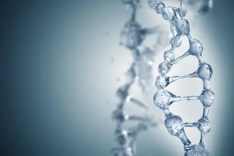 DNA molecules on the beautiful backdrop 스톡 일러스트