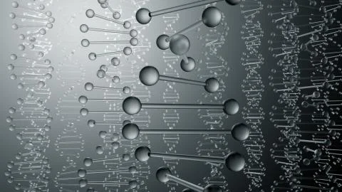 DNA Molecules Illustrazione stock