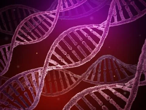 DNA molecules Stock Illustration