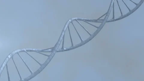 DNA molecules on a light background. Stock Footage 128194911