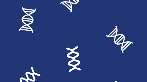 Dna molecules pattern animation Stock Footage 167618920