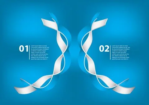 Dna molecules with special design Stock Illustration