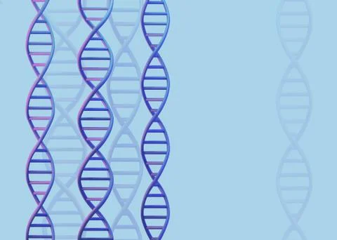 DNA molecules structure on light background. Science and Technology concept Stock Illustration