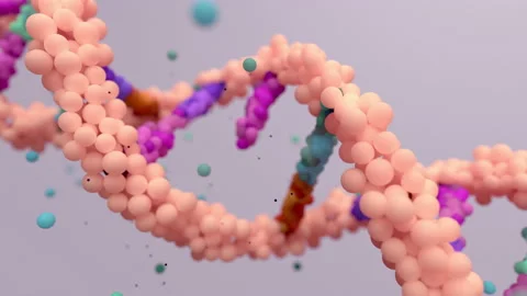 DNA mutation, a mutation is a change in a DNA sequence Stock Footage 158631898