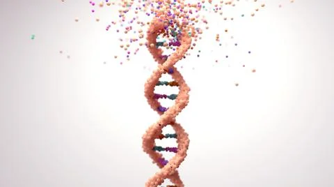 DNA mutation, a mutation is a change in a DNA sequence Stock Illustration