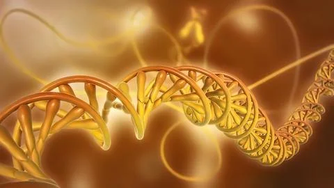 DNA or deoxyribonucleic acid Stock-Illustration