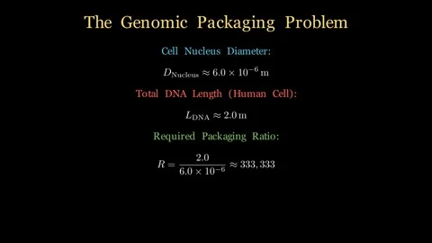 DNA Packaging - The genomics packaging problem Vídeos de archivo 339026775