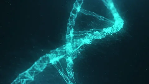 Dna Particles Background 库存影片 247859221