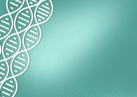 DNA pattern background, suitable for health care and medical topic, 3d illustati Stock Photos