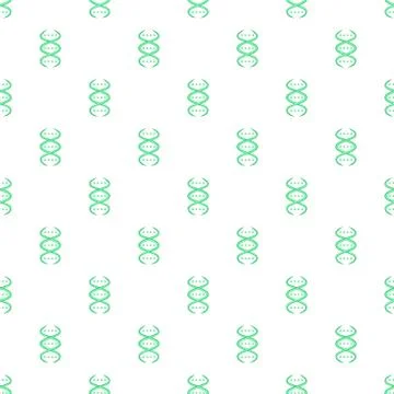 DNA pattern, cartoon style Illustrazione stock