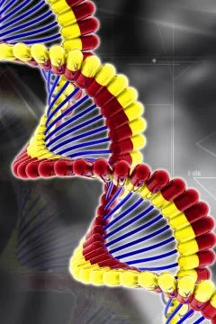 Dna in pill Stock Illustration