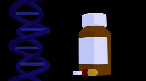 Dna &amp; pills Stock Footage 942096