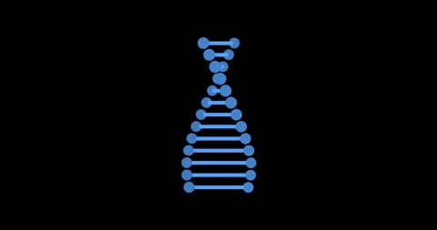 Dna, plexus and spiral science molecule in studio for medical research with Stock Footage 279130461