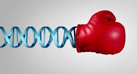 DNA Power Of Genes Stock Illustration
