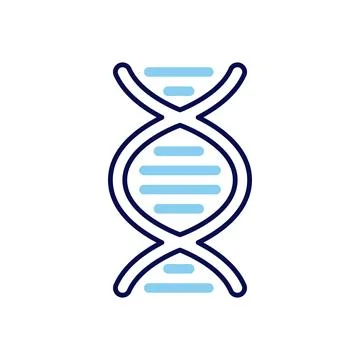 DNA related vector icon. イラスト素材